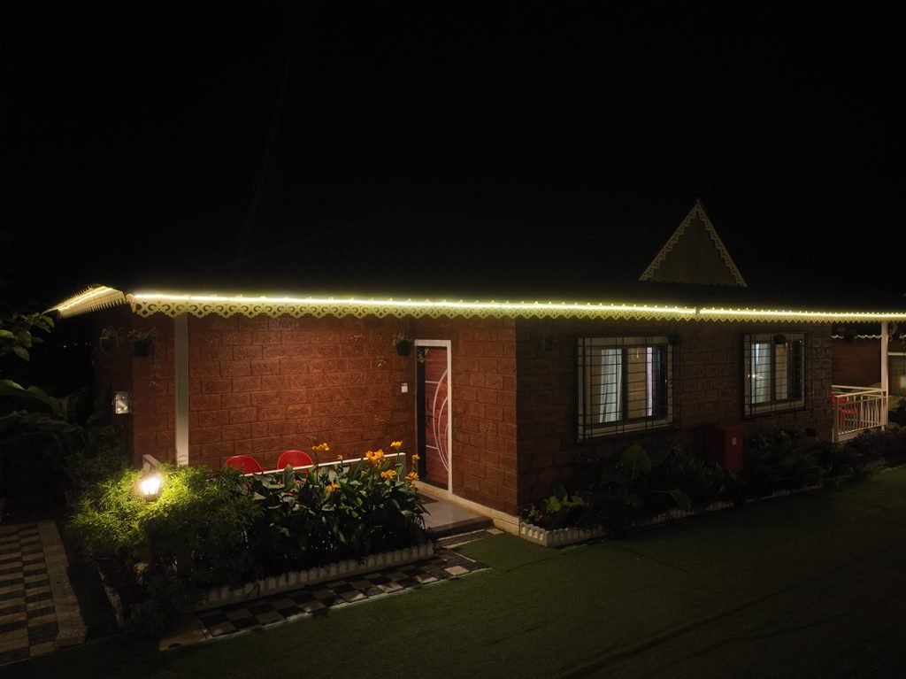 Charming Lal Chira (Kokani) Cottage made from natural materials.