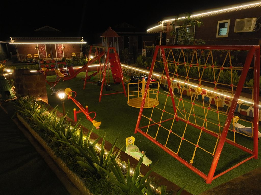 Children's play area at Prathamesh Valley Resorts.
