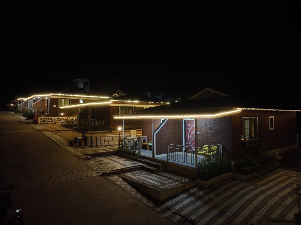 Traditional Natural Lal Chira (Kokani) Cottage surrounded by nature.