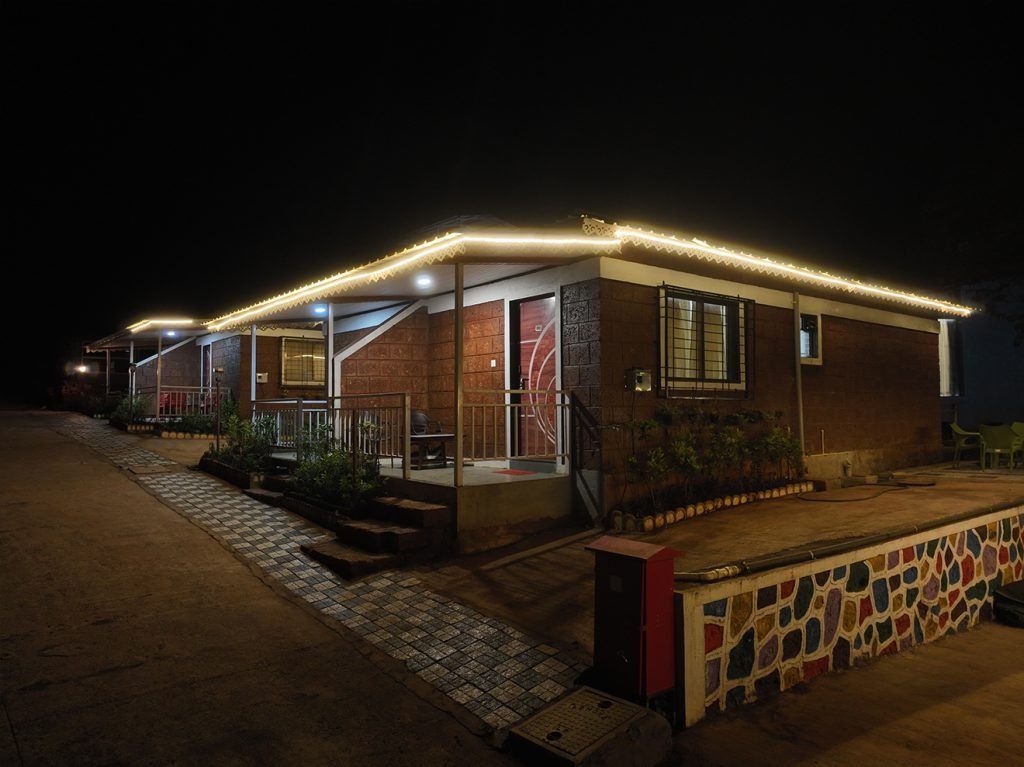 Charming Lal Chira (Kokani) Cottage made from natural materials.