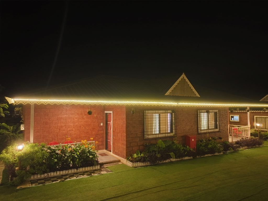 Charming Lal Chira (Kokani) Cottage made from natural materials.