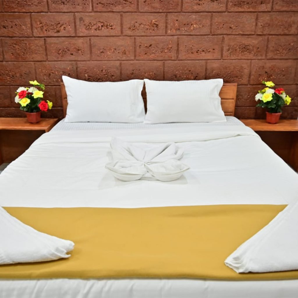 Scenic view from stay cottages at Prathamesh Valley Resorts.